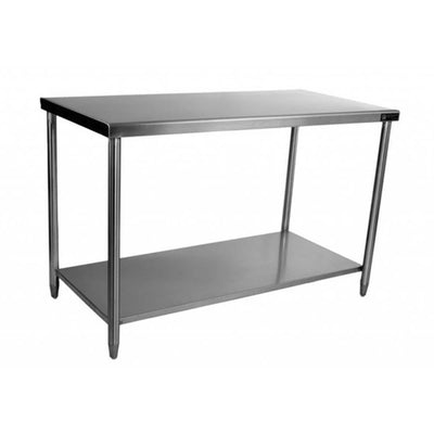 Ferro 15423106 Mesa Central Con Entrepaño Acero Inoxidable - Mesa de Trabajo - Ferro - KitchenMax Store