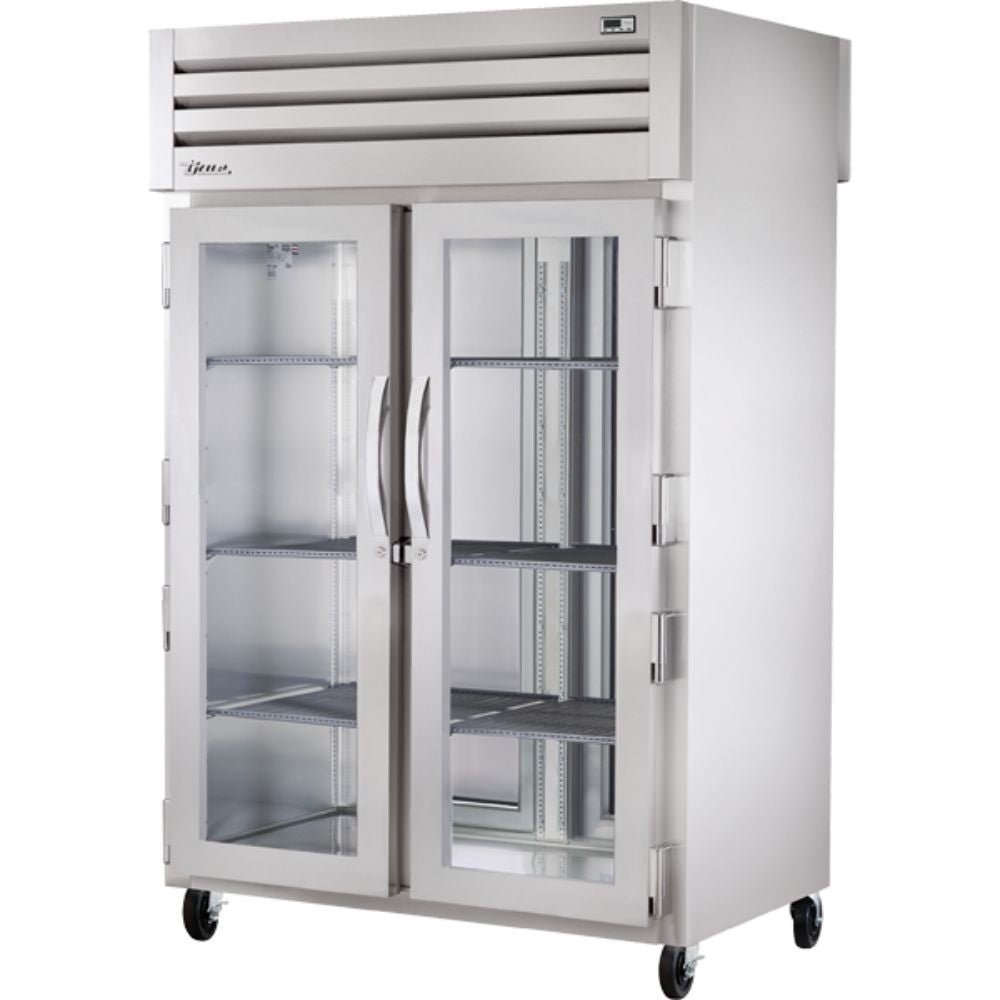 GABINETE CALIENTE TRUE STG2HPT-2G-2S | Gabinete con Calefacción Vertical | 2 Puertas Cristal | Acero Inoxidable Aluminio | Restaurante Cocina Panaderia Pasteleria Restaurante Cocina Industrial Banquetes Pan Masa Hoteles Cafeterías Estadios Arenas Empresas de Servicio Alimentación Caliente Alimentos