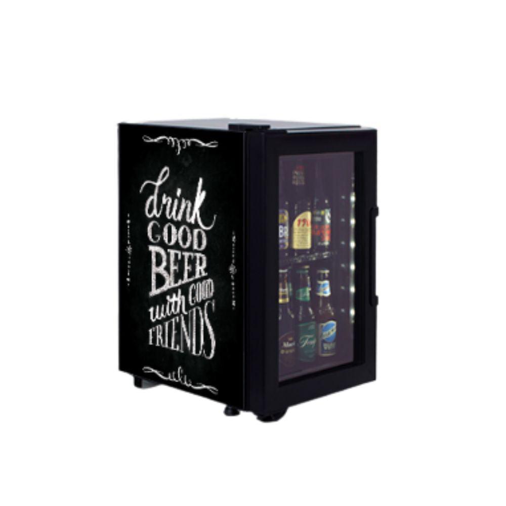 Imbera Home Cooler ENF SVC01-B1 S1C115BGN Refrigerador Vertical Minibar Enfriador Cerveza Vertica 1 Puerta Cristal -  - Imbera - KitchenMax Store