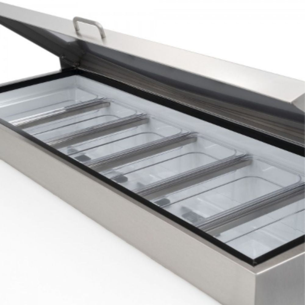 Imbera 1022164 PTP10-F01 Mesa Refrigerada 1 Puerta Solida 1 Parrilla. Ideal para restaurante, cocina, cocina industrial, comedor, comedor industrial, banquetes, refrigerar, conservar, etc. KitchenMax.Store. Envíos seguros a todo México. Cotiza hoy mismo.