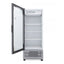 Imbera Vr17 1024175 Refrigerador Vertical con 1 Puerta de Cristal, 4 Parrillas y 12.46 Pies - 353 Litros de capacidad. Con iluminación LED, Cuerpo esmaltado Gris Refrigerador conservador comercial industrial uso rudo para abarrotes, restaurantes, comercios, cremeria, tiendita, carniceria, pescadería, pasteleía, panadería, insumos, comedor, industrial, hotel, bar