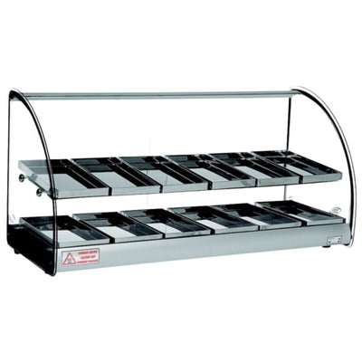 Keiter  METACL-5812D Vitrina Caliente 2 Niveles Iluminada para Buffete Negocio Comida Negocio Cafeteria Panaderia Hotel Eventos Especiales Tiendas Comestibles Exhibicion.  KitchenMax.Store. Envíos seguros a todo México. Cotiza hoy mismo.