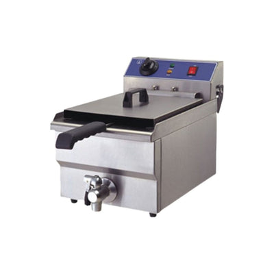 Keiter METDZL-13L Freidor 13 Litros Restaurante Cocina Económica Freír Alimentos Freidores Alitas Papas A la Francesa Salchipulpos. Ideal para su uso en restaurantes, cocinas económicas, fondas, banquetes, cafeterías, para preparación de alimentos, comida, freir, cocinar, carnes, papas, salchichas, etc. KitchenMax.Store. Envíos seguros a todo México. Cotiza hoy mismo.