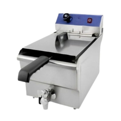 Keiter METDZL-16L Freidor 16 Litros Restaurante Cocina Económica Freír Alimentos Freidores Alitas Papas A la Francesa Salchipulpos. Ideal para su uso en restaurantes, cocinas económicas, fondas, banquetes, cafeterías, para preparación de alimentos, comida, freir, cocinar, carnes, papas, salchichas, etc. KitchenMax.Store. Envíos seguros a todo México. Cotiza hoy mismo.