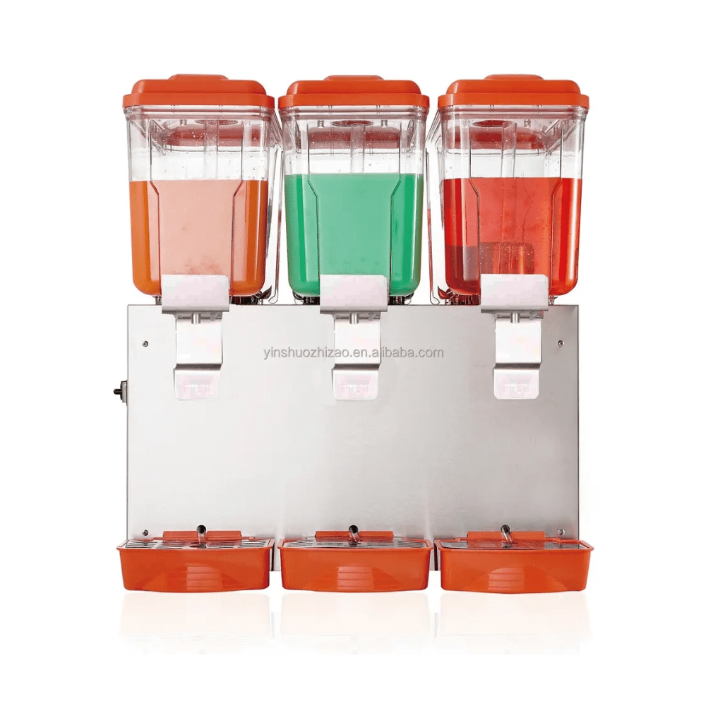 Keiter METLSJ-18x3 Dispensador de Bebidas Frias 3 Tanques de 18 litros c/u Cafeterias Restaurantes Hoteles Bares Parques Atracciones Centros Deportivos Eventos Buffets Escuelas Tiendas Refrescos Te Helado Smoothies Batidos. KitchenMax.Store. Envíos seguros a todo México. Cotiza hoy mismo.