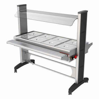 MESA CALIENTE GASTROMAQ BTE08Sl | Mesa Caliente | Acero Inoxidable | Restaurantes Restaurantes de comida corrida Cocinas industriales Buffets de hoteles Comedores industriales empresas y fábricas Comedores escolares Servicios de catering banquetes Eventos Supermercados área de comida caliente Food courts plazas de comida