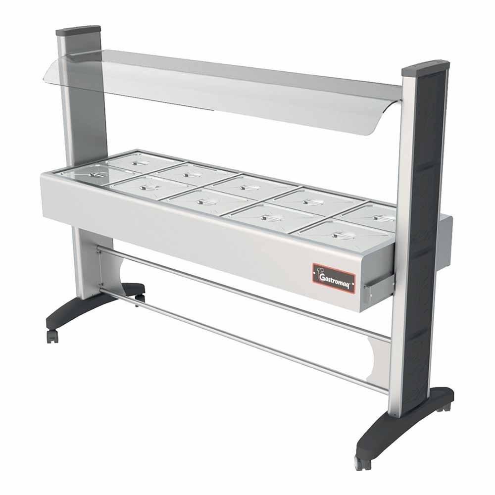 MESA CALIENTE GASTROMAQ BTE10SL | Mesa Caliente | Cubre Estornudos | Acero Inoxidable | Restaurantes Restaurantes de comida corrida Cocinas industriales  Buffets de hoteles Comedores industriales empresas y fábricas Comedores escolares Servicios de catering  banquetes  Eventos Supermercados área de comida caliente Food courts plazas de comida
