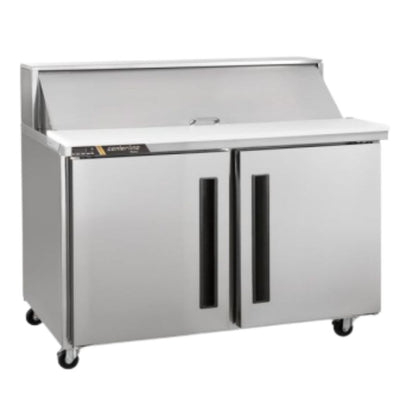 MESA DE PREPARACIÓN CENTERLINE CLPT-3615-SD-RR | Mesa de Preparación | 2 Puertas Sólidas |  Acero Inoxidable | Cocina Industrial Restaurante Cafetería Bar Restaurante Guarniciones Comedores Industriales Cocinas Industriales Panadería Carnicería Preparación Sushi Postres Ensaladas Baguettes