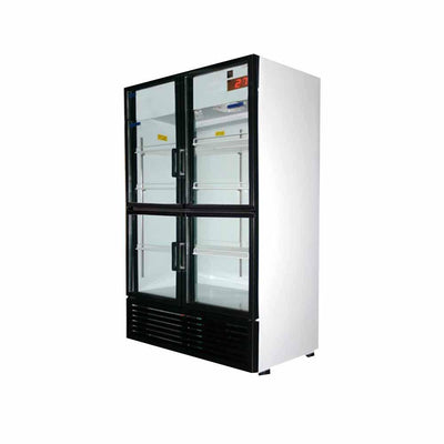 Masser VBL 600 4P Refrigerador Enfriador Vertical 8 Parrillas Iluminacion LED Cuerpo Esmaltado - Vitrinas Refrigeradas - Masser - KitchenMax Store
