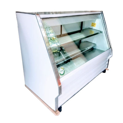 Masser RHNLA 1000 Vitrina Refrigerada Cristal Plano Cubierta Acero Inoxidable - Vitrinas Refrigeradas - Masser - KitchenMax Store