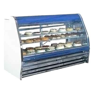 Masser RHNVC 1000 Vitrina Refrigerada Cristal Curvo - Vitrinas Refrigeradas - Masser - KitchenMax Store