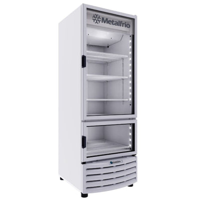 Metalfrio VN50 Refrigerador Vertical 1 Puerta Cristal 4 Parrillas Iluminacion LED -  - Metalfrio - KitchenMax Store