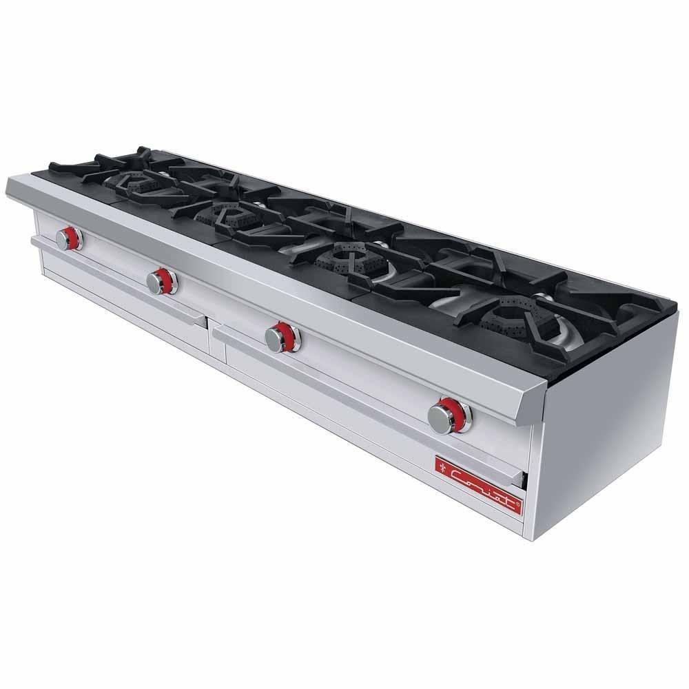 PARRILLA CORIAT PCH-4 DE MESA HD | Parrilla | 4 Quemadores | 4 Parrillas | Hierro Fundido | Gas | Restaurante Hotel Industrial Comedores Cocinas Fondas Restaurantes Cenadurías Comedores Industriales Preparación de Alimentos Cocción.