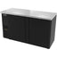 REFRIGERADOR ASBER ABBC-24-48 HC / S-HC | Refrigerador Contra Barra | Acero Inoxidable | 11.3 Pies Cúbicos | 4 Parrillas | 2 Puertas Solidas | Eléctrico | Barra Hotel Licorería