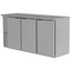 REFRIGERADOR ASBER ABBC-24-72 HC / S-HC | Refrigerador Contra Barra | 3 Puertas Solidas | 6 Parrillas | 18.3 Pies Cúbicos | Eléctrico | Bar Bistro Comedor | Mesa de Trabajo Refrigerada Refrigerador Bajo Mostrador Bajo Barra Conservador Cocina Fría Acero Inoxidable Restaurante Cafetería Cocina Industrial Bar Cremería Hotel
