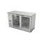 REFRIGERADOR ASBER ABBC-68G HC / SG-HC | Refrigerador Contra Barra | 2 Puertas Cristal | 4 Parrillas | Evaporación Automática | 23.3 Pies Cúbicos | Puesto Negocio Tienda | Refrigerador Contra Barra Cervecero Enfriador de Bebidas Bajo Barra Botellero Exhibidor Acero Inoxidable Bar Cantina Restaurante Cervecería Antro Negocio