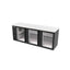 REFRIGERADOR ASBER ABBC-94G HC/SG-HC | Refrigerador Contra Barra | 3 Puertas | 6 Parillas | 34.4 Pies Cúbicos | Cerradura | Bar Restaurante Cervecería | Refrigerador Contra Barra Cervecero Enfriador de Bebidas Bajo Barra Botellero Exhibidor Acero Inoxidable Bar Cantina Restaurante Cervecería Antro Negocio