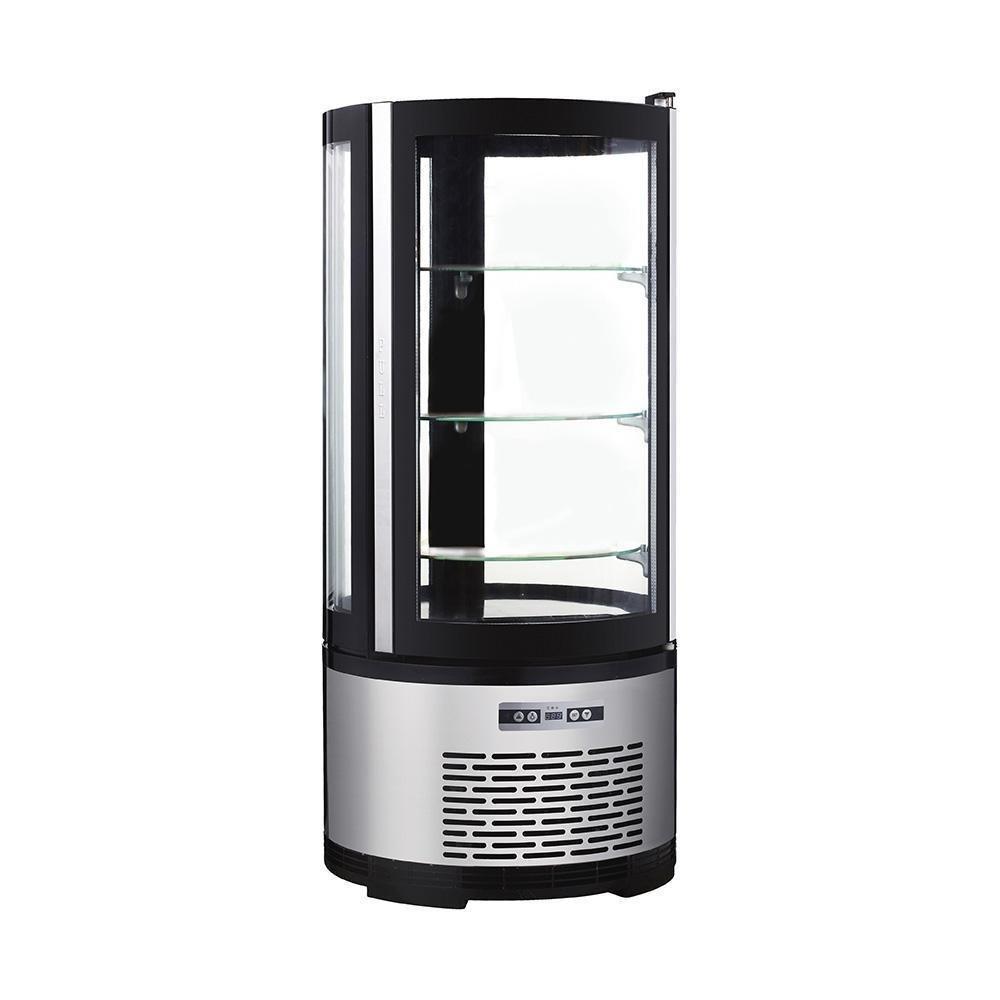 REFRIGERADOR MIGSA ARC-100R | Refrigerador Exhibidor Vertical 1 Puerta Cristal | 3.5 Pies Cúbicos | Acero Inoxidable | Cremería Comercios Carnicería Abarrotes | Industrial Abarrotes Cocina Cremería Comercios Insumos Hotel Panadería Carnicería Refresquero Latas Bar Tiendas Bistro Restaurante Lácteos