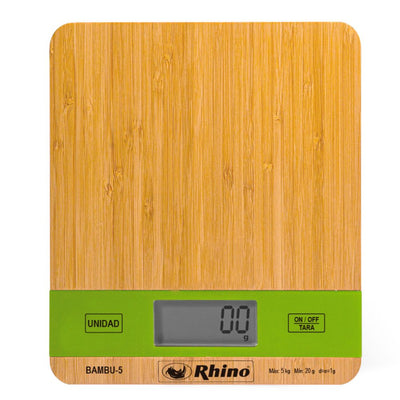 Rhino BAMBU-5 Bascula Porcionadora 5 Kg -  - Rhino - KitchenMax Store