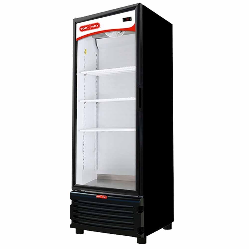 Torrey Rv17 Tvc17 Refrigerador Enfriador Vertical con 1 Puerta de Cristal, 5 Parrillas Iluminacion LED - Refrigerador Vertical - Torrey - KitchenMax Store