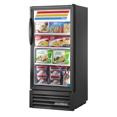 True GDM-10F-HC~TSL01 Congelador Exhibidor Vertical 1 Puerta Cristal 3 Parrillas -  - True - KitchenMax Store