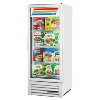 True GDM-12F-HC~TSL01 Congelador Exhibidor Vertical 1 Puerta Cristal 3 Parrillas -  - True - KitchenMax Store