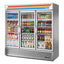 True GDM-72-HC~TSL01 Refrigerador Exhibidor Vertical 3 Puertas Cristal 12 Parrillas -  - True - KitchenMax Store
