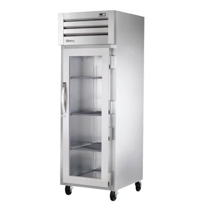 True STA1F-1G-HC Congelador Vertical 1 Puerta Cristal 3 Parrillas -  - True - KitchenMax Store