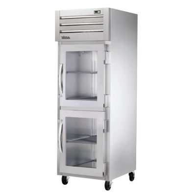 True STA1F-2HG-HC Congelador Vertical 2 Medias Puertas Cristal 3 Parrillas -  - True - KitchenMax Store