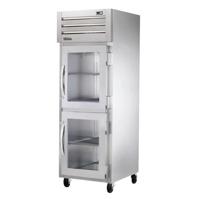 True STA1R-2HG-HC Refrigerador Vertical 2 Medias Puertas Cristal 3 Parrillas -  - True - KitchenMax Store
