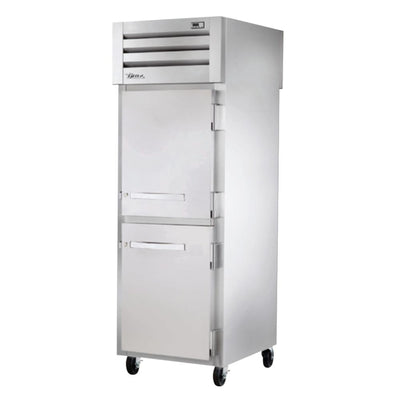 True STA1RPT-2HS-1S-HC Refrigerador Vertical 2 Medias Puertas Solidas 3 Parrillas -  - True - KitchenMax Store