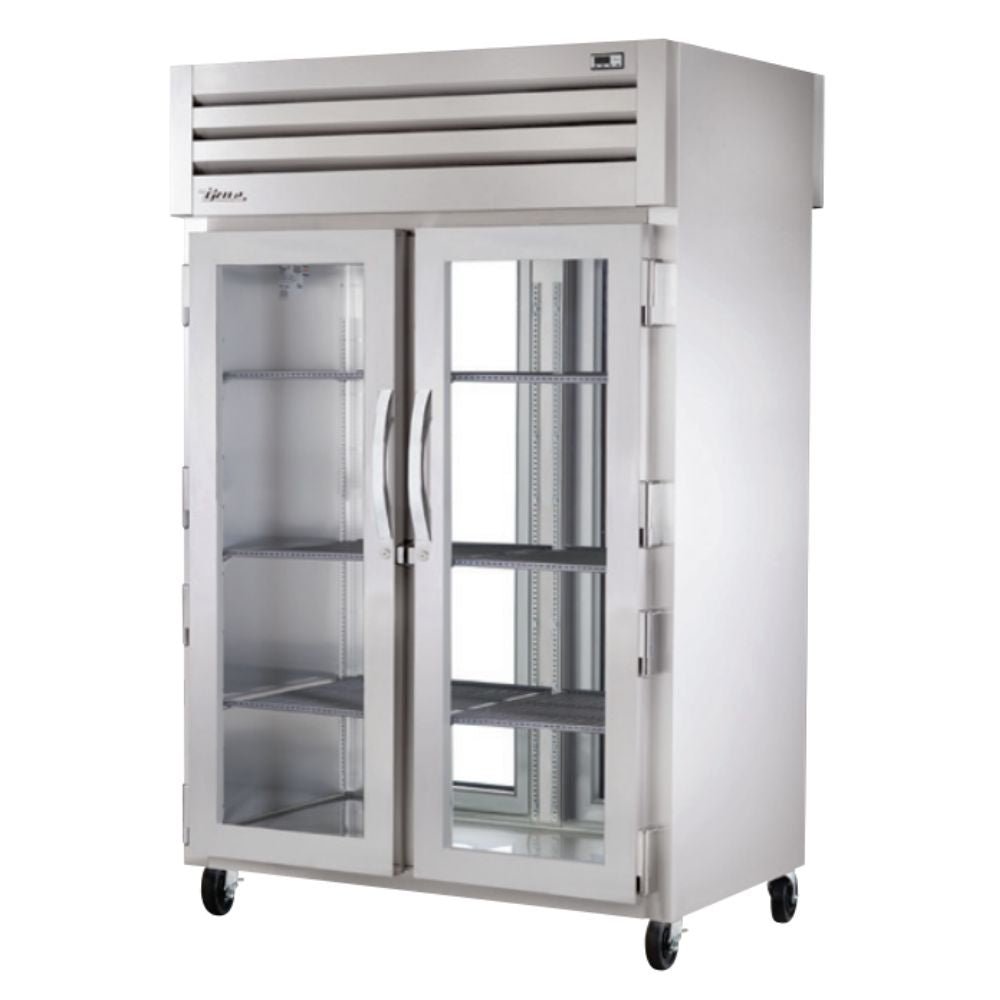 True STA2RPT-2G-2G-HC Frigorifico Vertical 2 Puertas Cristal 3 Parrillas -  - True - KitchenMax Store