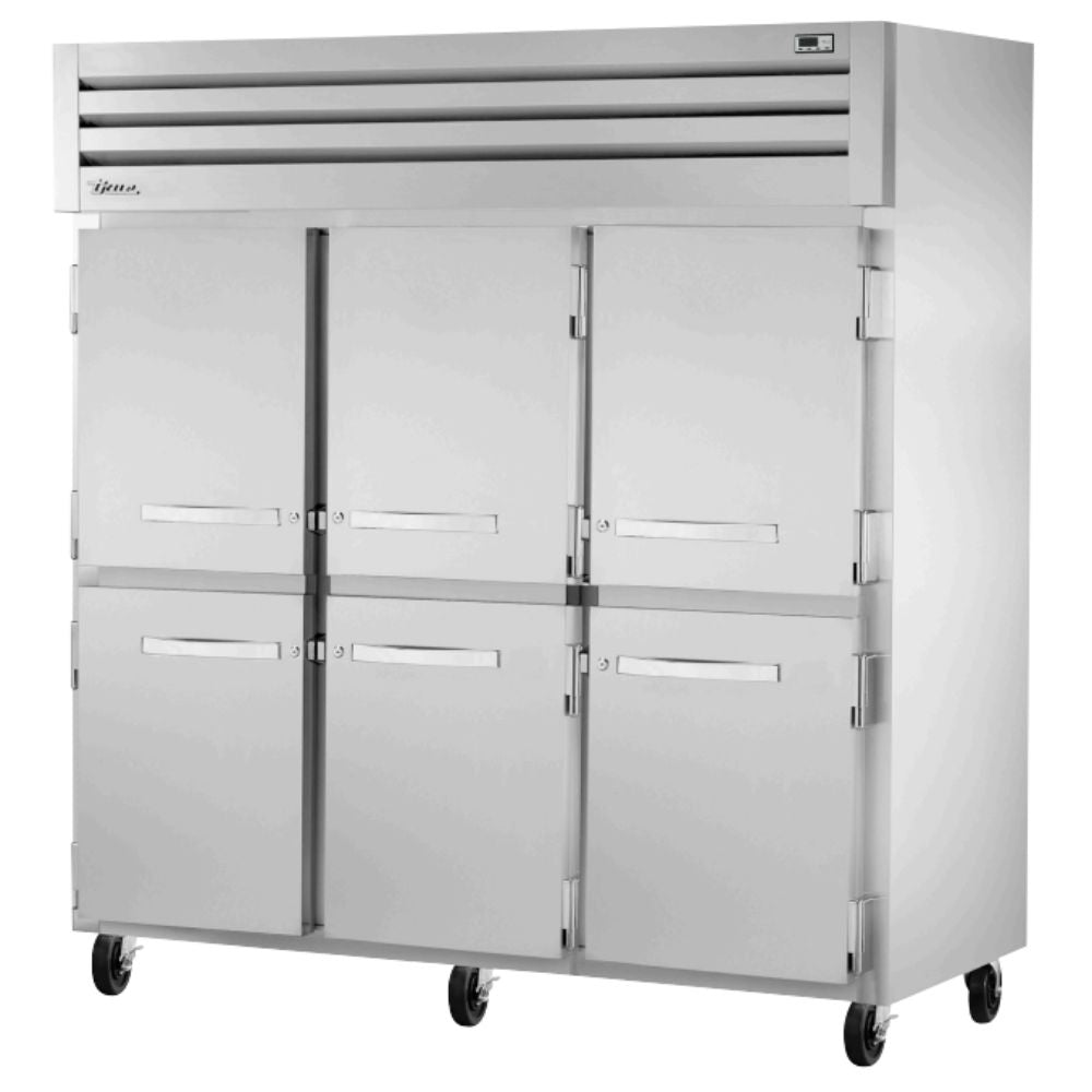 True STA3F-6HS-HC Congelador Vertical 6 Medias Puertas Solidas 3 Parrillas -  - True - KitchenMax Store