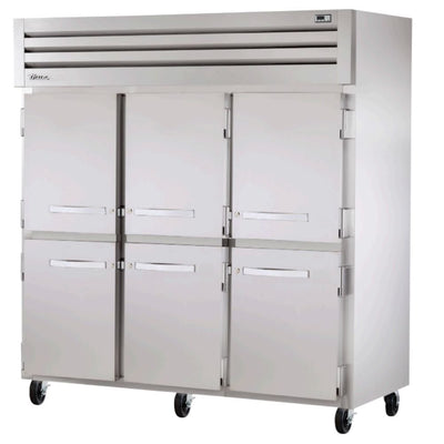 True STA3R-6HS Refrigerador Vertical 6 Medias Puertas Solidas 3 Parrillas -  - True - KitchenMax Store