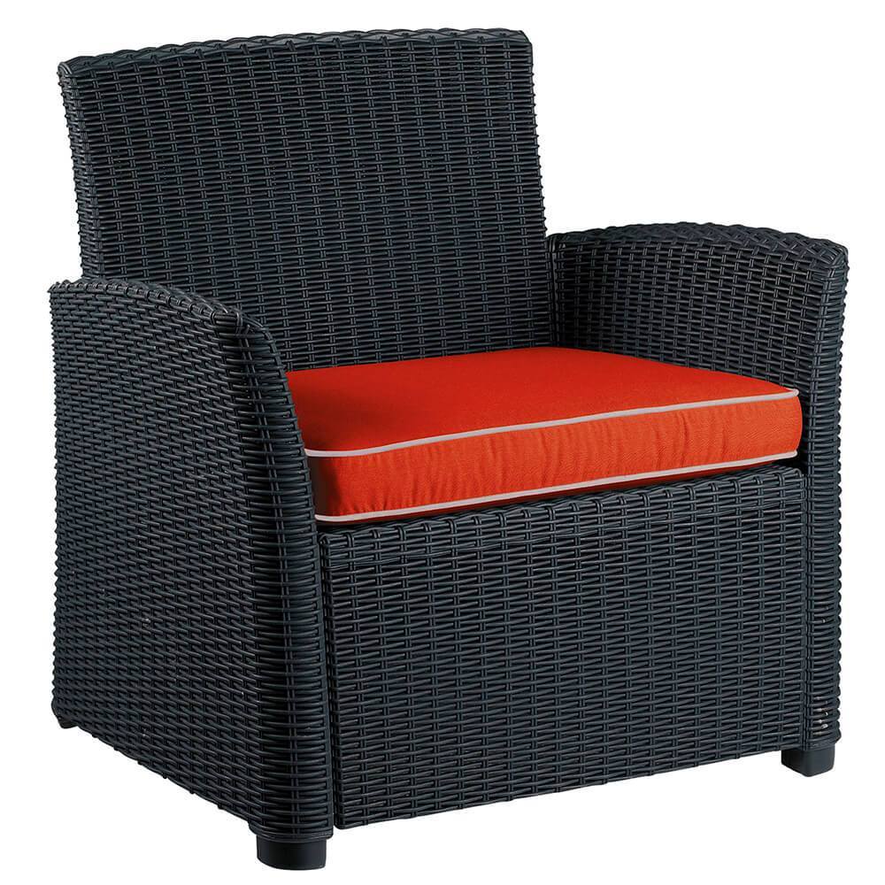 Offiho Gardenia Ohm-7026-Cc Sillon Diseño Ergonomico para Sala de Estar o Terraza - OHM-7026-CC - OFFIHO - NOGAL BEAT - Sillones