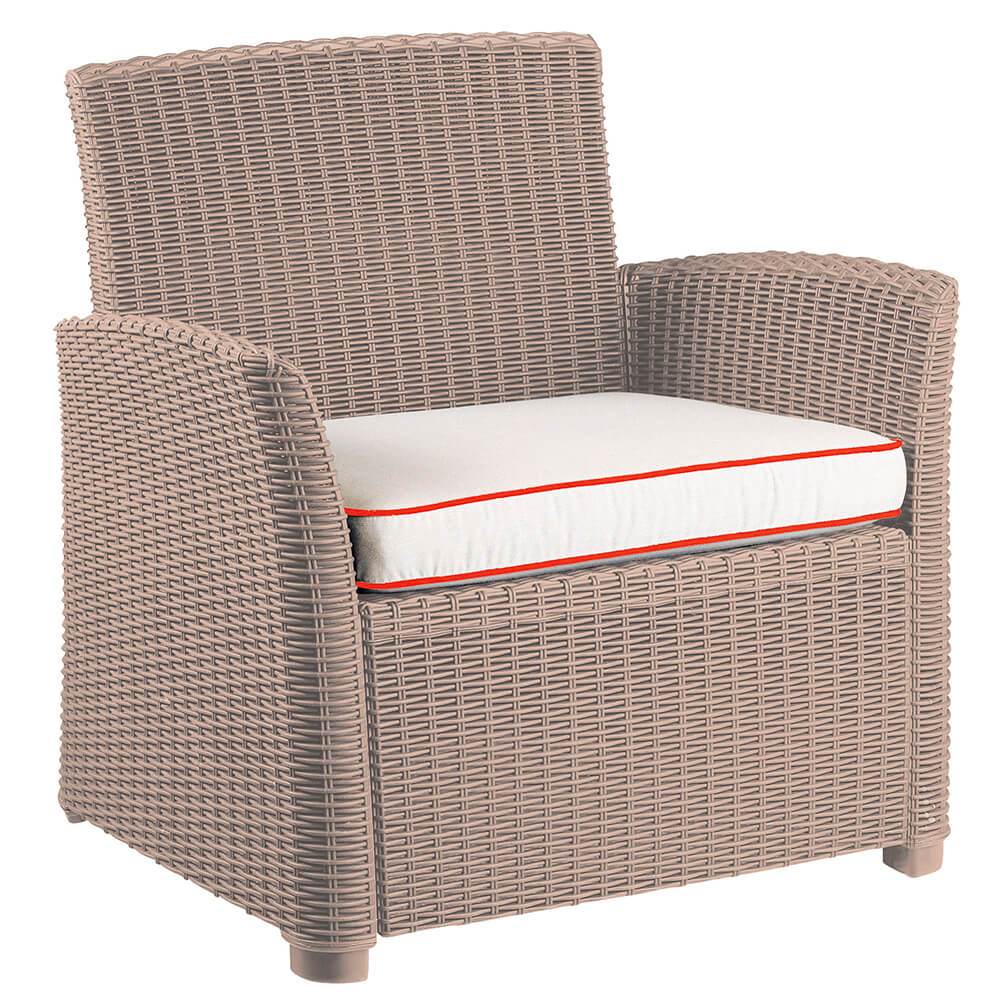 Offiho Gardenia Ohm-7026-Cc Sillon Diseño Ergonomico para Sala de Estar o Terraza - OHM-7026-CC - OFFIHO - NOGAL BEAT - Sillones